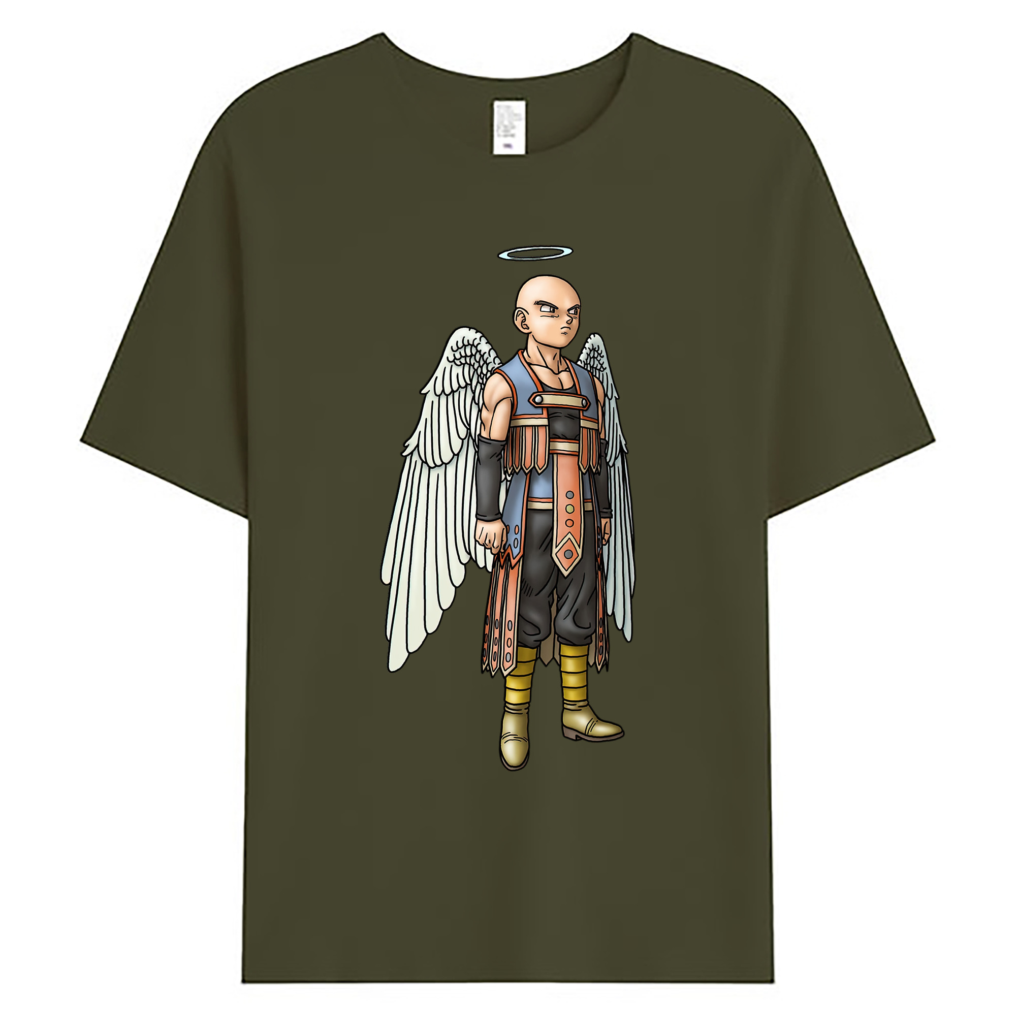 （画像用） ドラゴンクエスト Doragon Kuesuto Dragon Quest 綿100％ メンズ半袖Tシャツ｜肌触りやわらか＆通気性